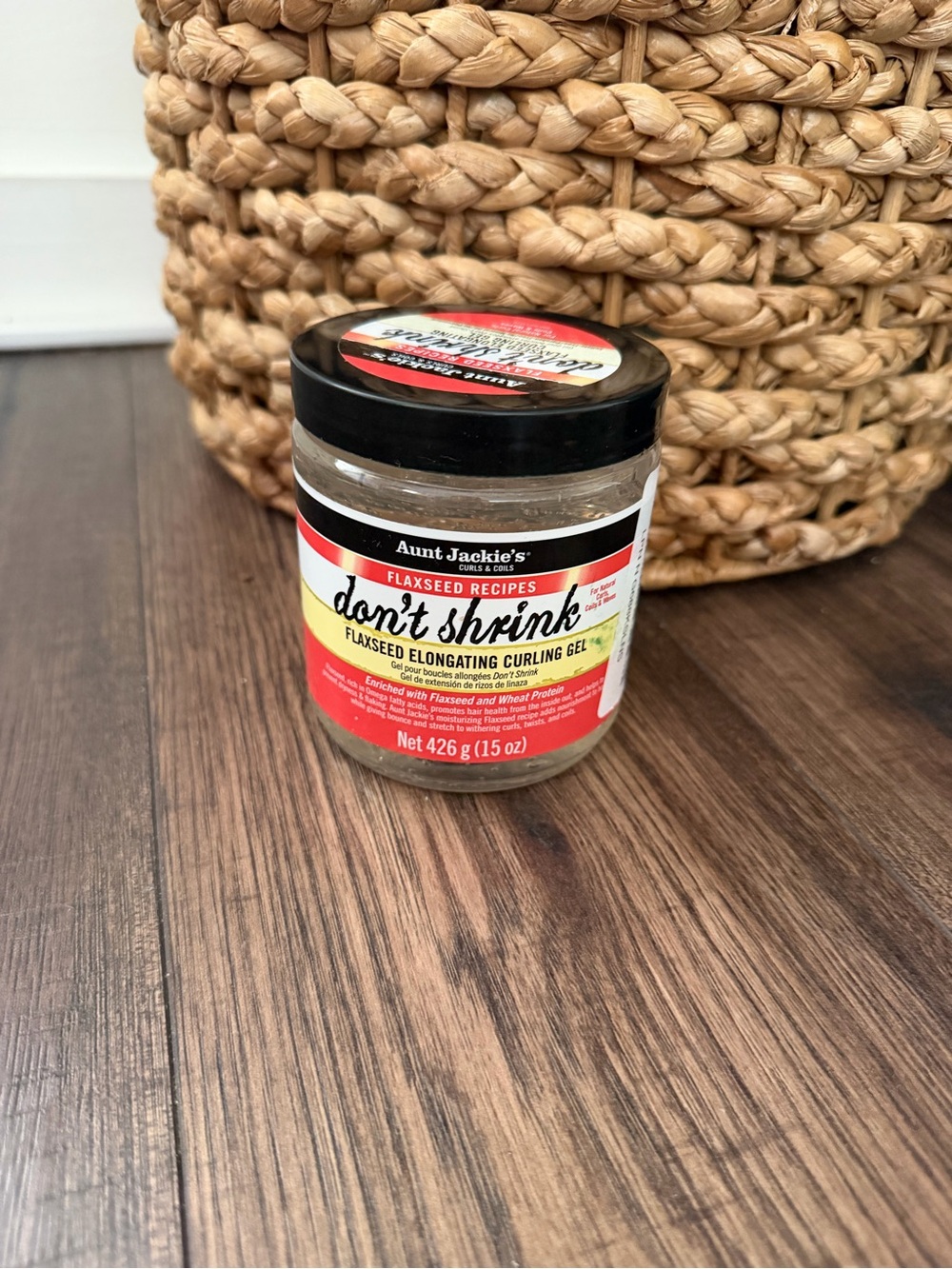 Aunt Jackie's Flaxseed Don't
Shrink Curling Gel - 15oz: new